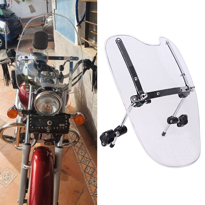 Windshield w/ Bracket for Harley Sportster XL 1200 883 Glide Softail Night Train