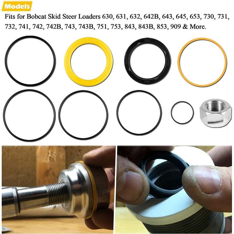 7135551 Tilt Hydraulic Cylinder Seal Kit for Bobcat Skid Steer Loader 843 853