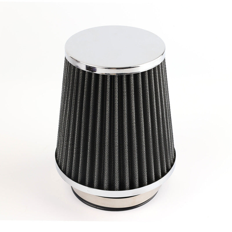 3" 76mm High Flow Inlet Dry Air Filter Cold Air Intake Cone Replacement
