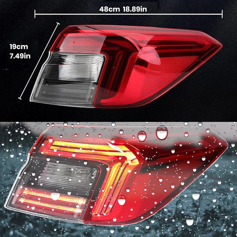 Tail Lights For 2022-2024 Honda Civic Sedan Rear Lamps Outer Inner Right Side