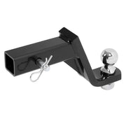 DURAFORCE Trailer Hitch Ball Mount With 2" Ball And Pin Fits 2" Receiver 7500 Lbs 6" Drop