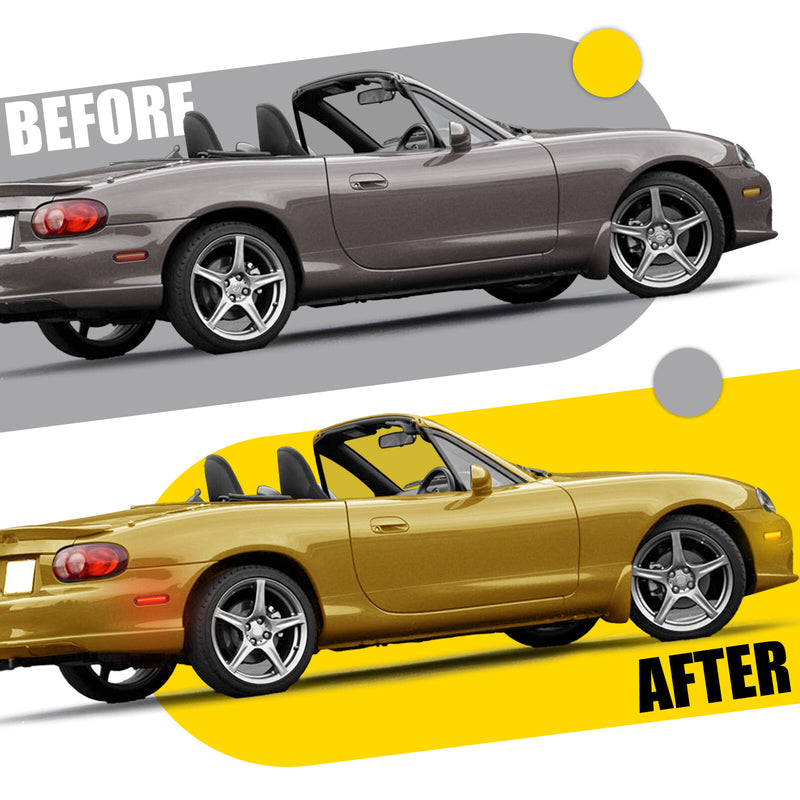 LED Side Marker Light Smoked Lens Front Rear for Mazda MX-5 Miata 1990-2005 4X