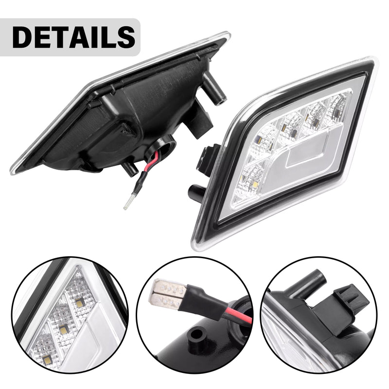 LED Bumper Side Marker Lights for Mercedes-Benz C300/C350/C63 AMG 4-Door 08-11