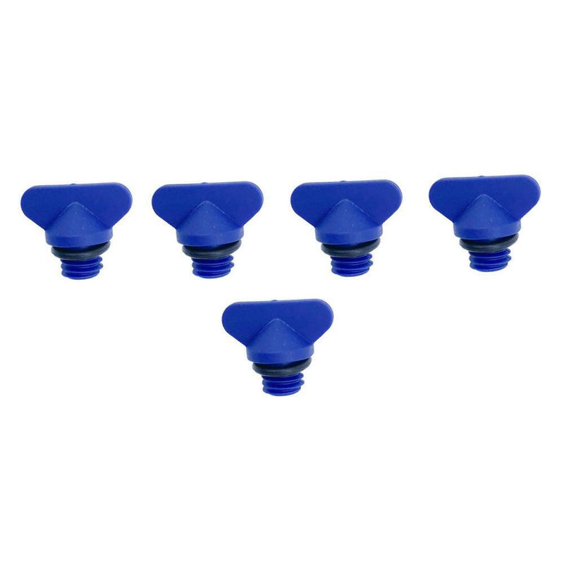 8M2000874 Block Drain Blue Plug Kit for Mercruiser 22-806608A1 Manifold 5Pcs