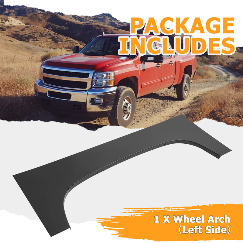 Bed Wheel Arch Repair Panel LH Side for Chevrolet Silverado 1500 2500 3500 07-14