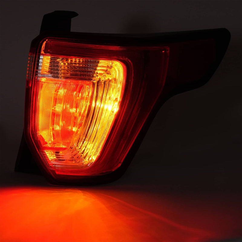 DURAFORCE LED Tail Light Brake Lamp Passenger Right Side for Ford Explorer 2016 2017-2019