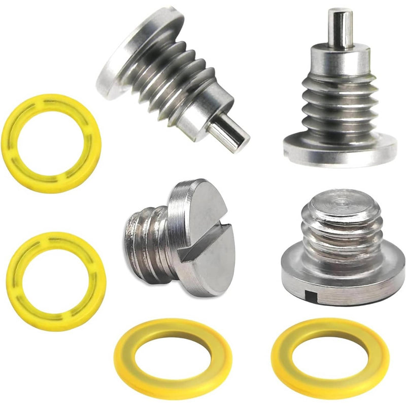 DURAFORCE 8M0058389 Lower Unit Drain Fill Hole Screw Set for Mercruiser Mercury 1079953Q04