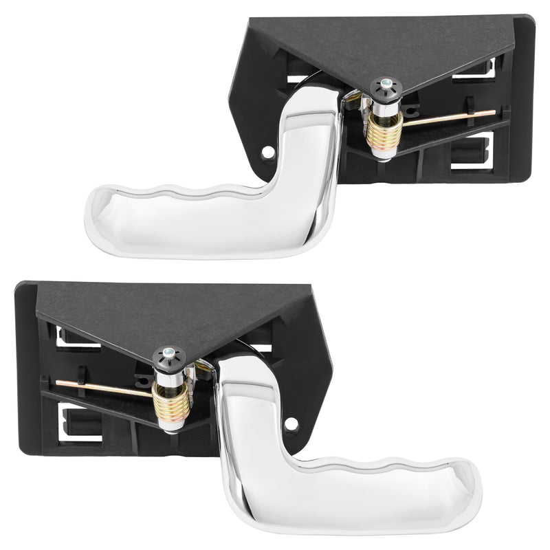 Interior Door Handles Chrome for GMC Sierra 1500 2002-06 Driver Passenger Side