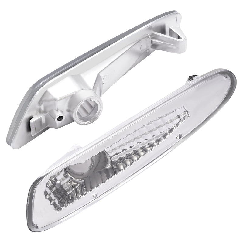 Clear Bumper Side Marker Lights for Mercedes Benz R230 SL Class 2003-2006 Pair