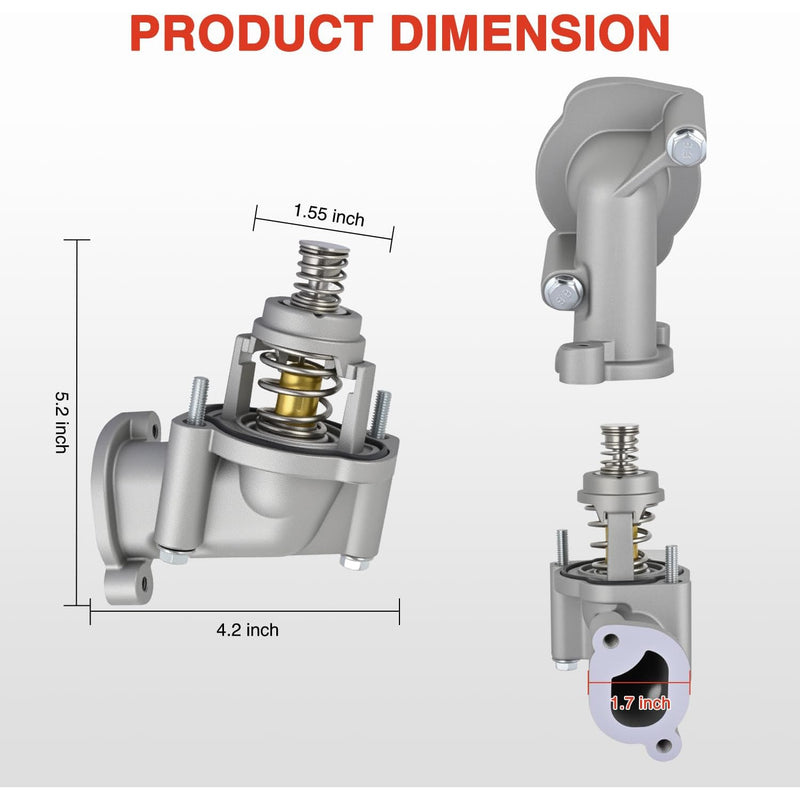 Thermostat Housing Assembly for GMC Chevy 3.6L Canyon Colorado Camaro 2017-2022