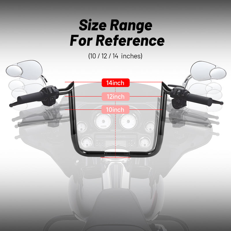 14 Meathook Bar Ape Handlebars for Harley Bagger Electra Glide Street Glide