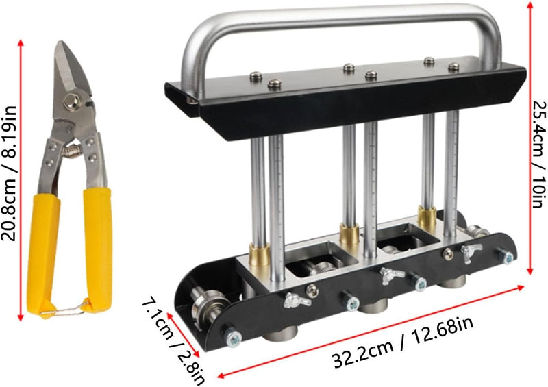 ER3 Three-Station Edge Roller Sheet Metal Bender 0-90° Bending Angle