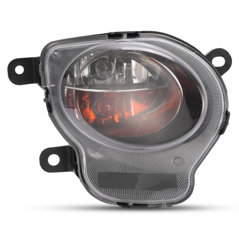 DURAFORCE Black Right Side Directional Turn Signal Light Park Lamp for Fiat 500 2012-2017