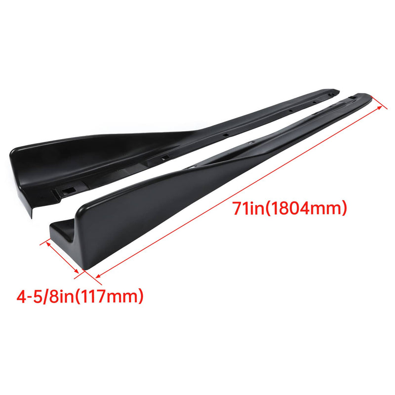 DURAFORCE CS Side Skirt Rocker Extensions for Subaru Impreza WRX STI 02-07 PP