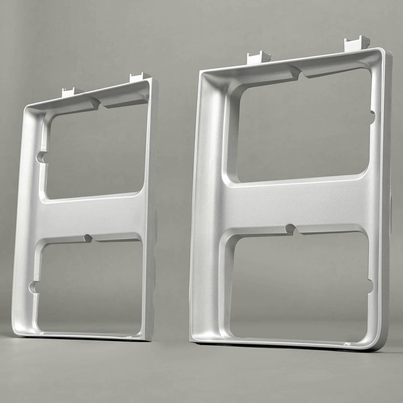 DURAFORCE Headlight Doors Bezels for Chevy GMC C K Series 1985-1987 Driver Passenger RH LH