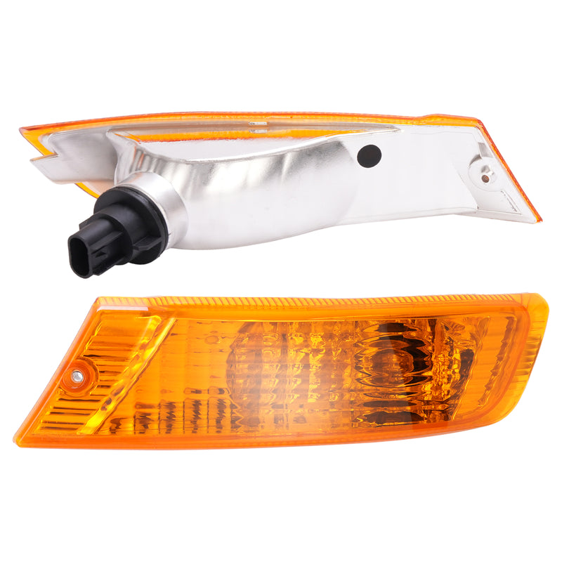 Turn Signal Light Set With Bulbs Front Left And Right for Jeep Liberty 2005-2007