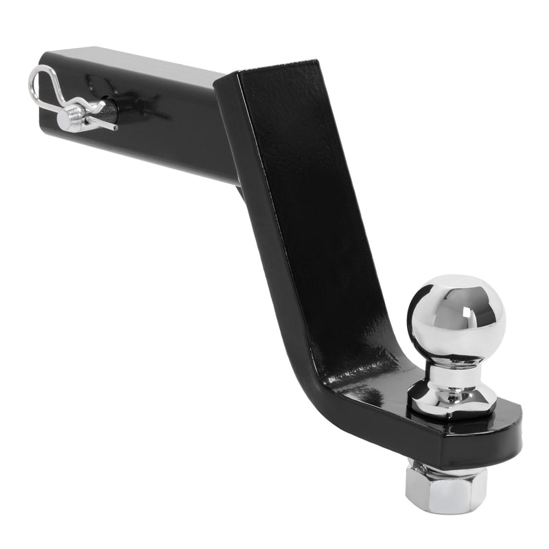 Trailer Hitch Ball Mount With 2" Ball And Pin Fits 2" Receiver 7500 Lbs 6" Drop
