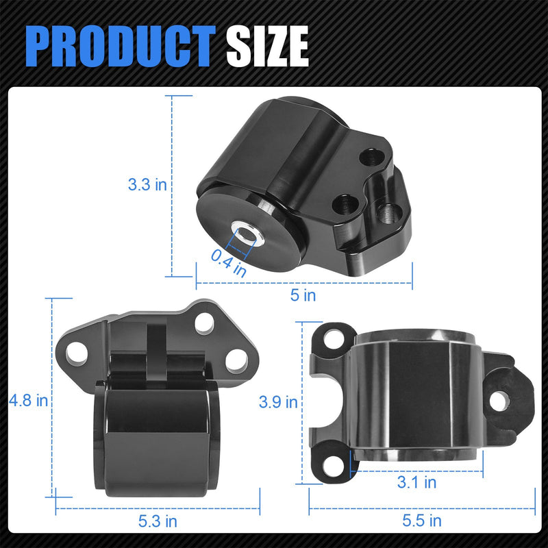 Engine Motor Mount Conversion Swap Kit for Honda Civic EG 1992-1995 D B