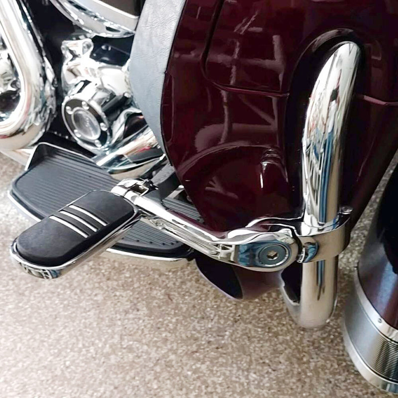 1.25" 1-1/4" Highway Long Foot Pegs 32mm for Harley Touring Road Street Glide