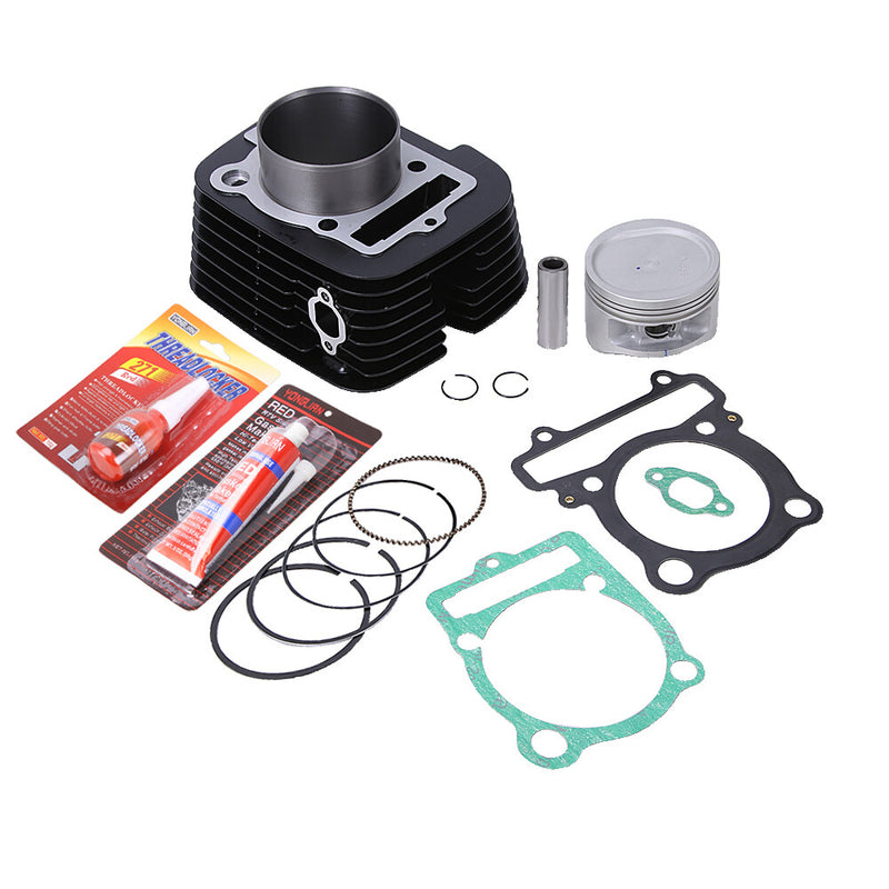Cylinder Piston Gasket Top End Rebuild Kit for Yamaha Big Bear 400 2000-2012 ATV