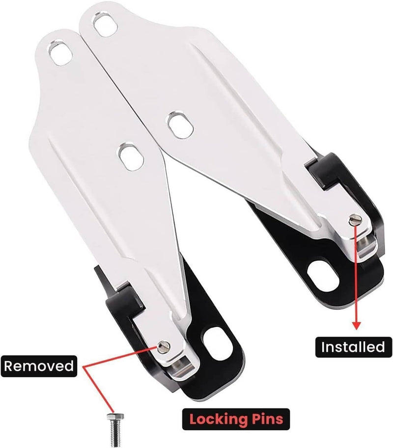 Billet Quick Release Hood Hinge Latch for Honda Acura Civic Type R DC2 EK