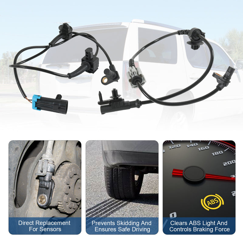 4x Front Rear ABS Wheel Speed Sensor for Chevy Silverado GMC Sierra 1500