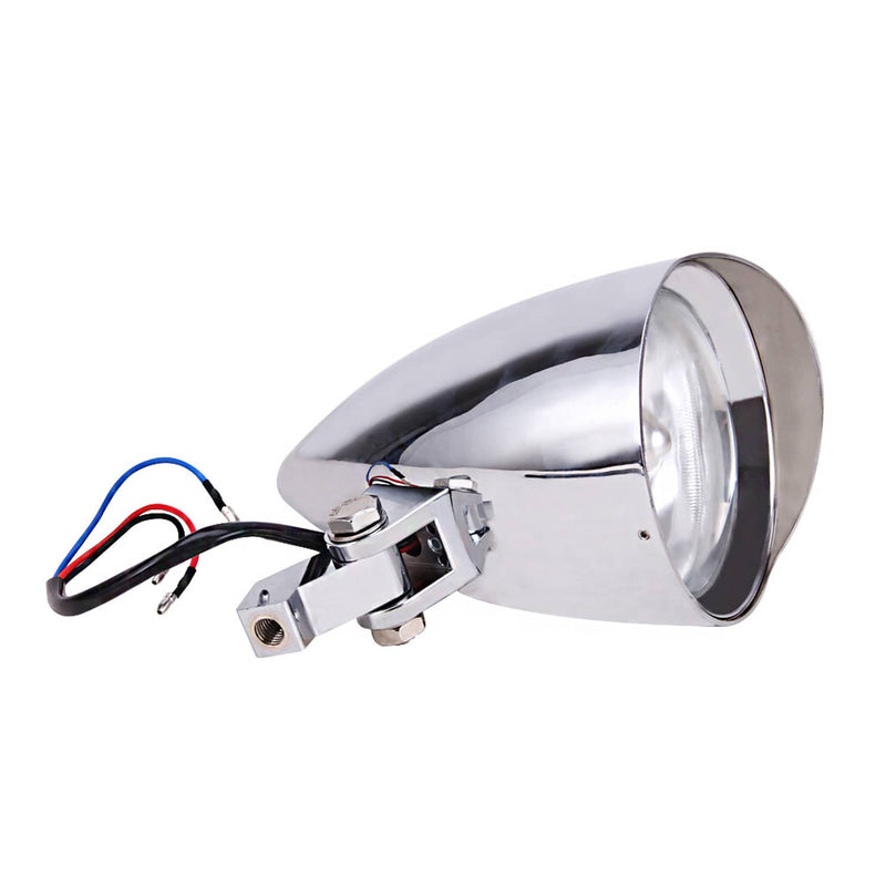 Bullet Headlight Assembly for Harley Dyna Sportster Softail Bobber Chopper