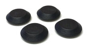 DURAFORCE Flush Mount Hole Plug 9/16in Black Plastic for Sheet Metal Auto Body Panel 4 Piece