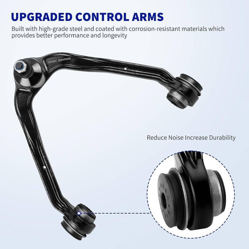 13Pcs Front Upper Control Arms Tie Rods Idler Arm Kit for Chevy Silverado