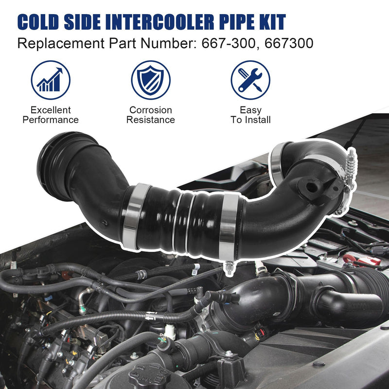 BC3Z6F073A Turbo Intercooler Outlet Tube Kit for Power Stroke 6.7L 2011-2016