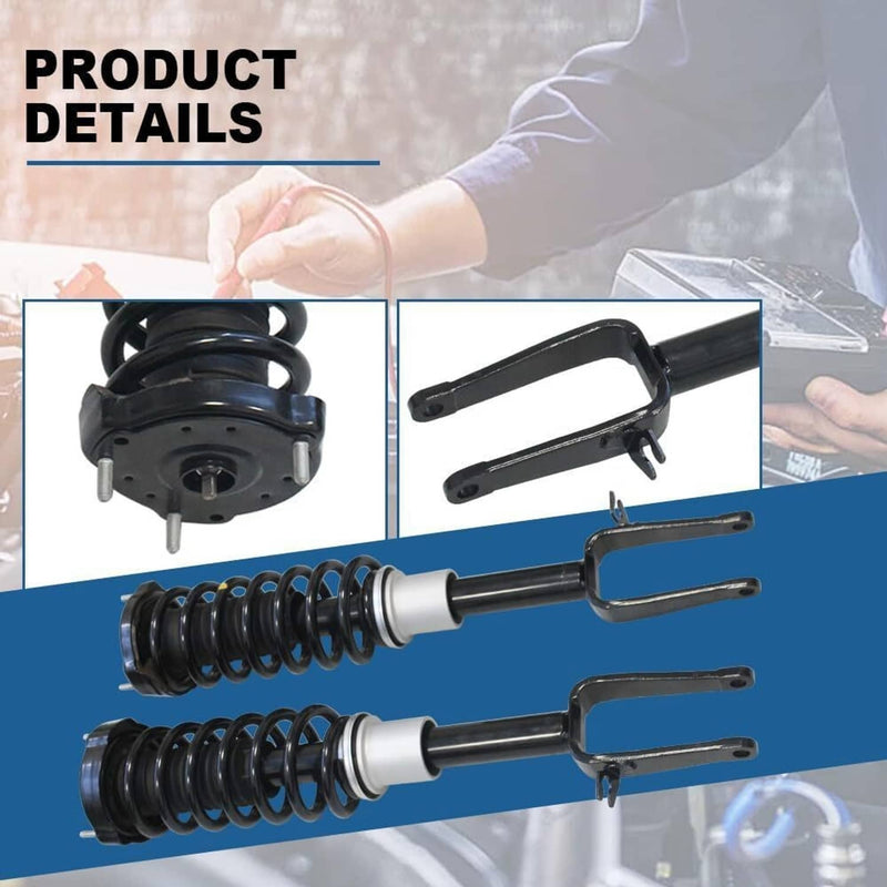 Front Shock Strut Assys Set for Mercedes-Benz W211 S211 E350 4Matic 2006-2009