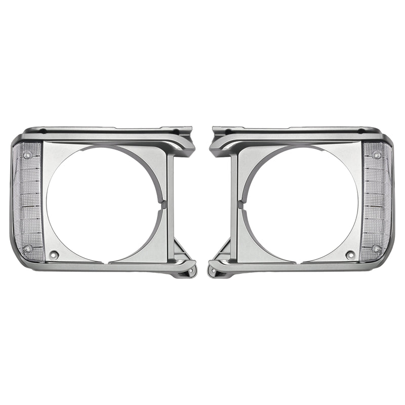8161089105 Gray Headlight Bezel Door Set for Toyota Pickup RWD 79-81