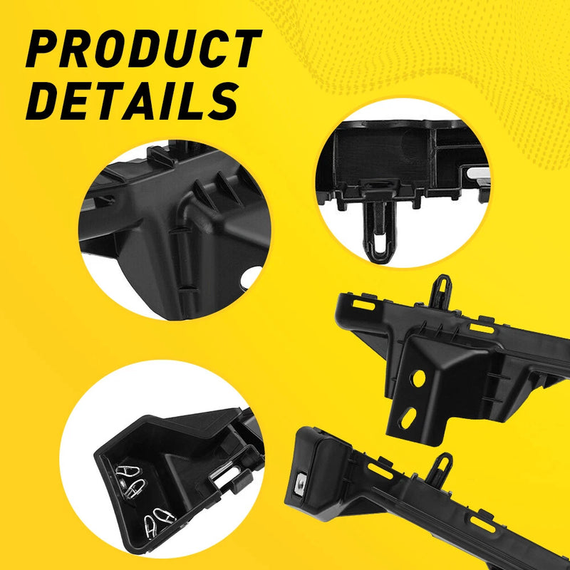 Fit 2018-2022 Chevrolet Equinox Front Bumper Reinforcement &Pair Support Bracket