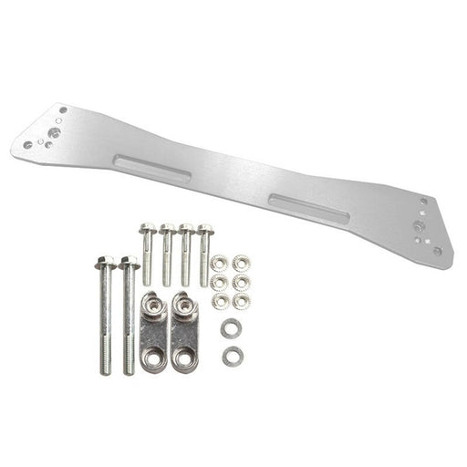 DURAFORCE Rear Lower Chassis Tie Subframe Brace Bar for 1996-2000 Honda Civic EK Silver
