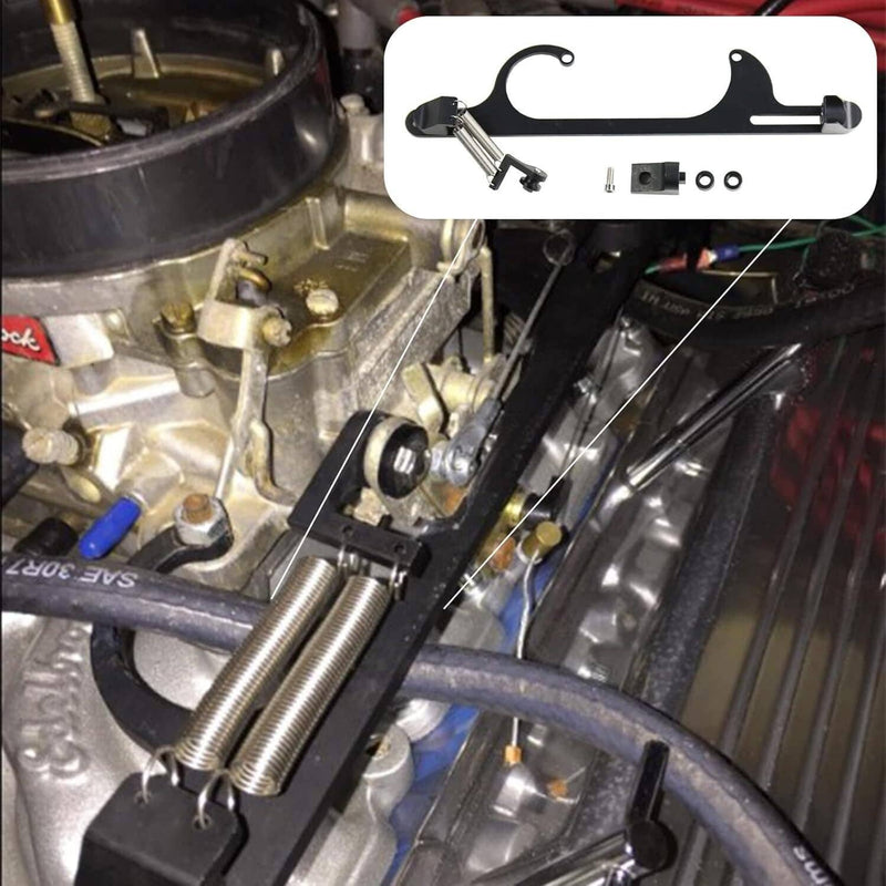 Throttle Cable Carb Bracket for Holley 4150 4160 Carburetor 350 SBC Aluminum