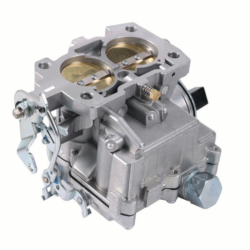 Marine Carburetor with Gasket for Mercruiser 2 Barrel 2.5L 3.0L 4CYL Long Linkag