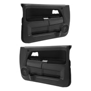 DURAFORCE Pair Inner Door Panels for Chevrolet/GMC Colorado Canyon 2004-2012 Black