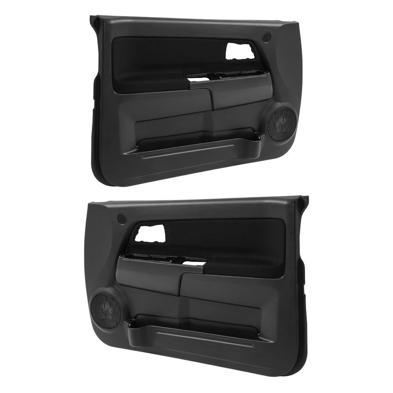 DURAFORCE Pair Inner Door Panels for Chevrolet/GMC Colorado Canyon 2004-2012 Black