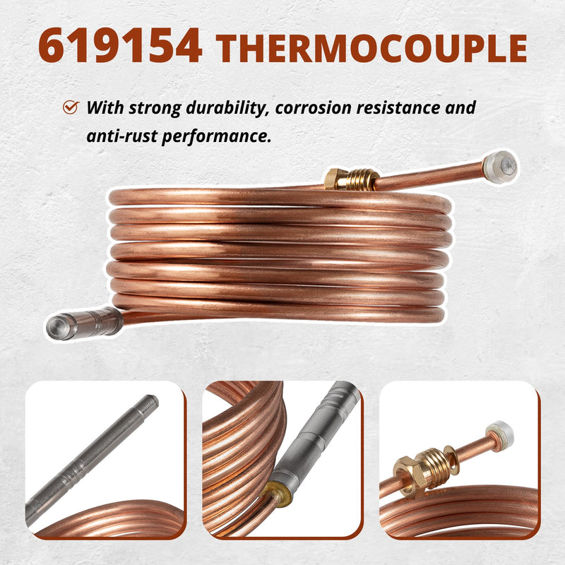 619154 Thermocouple for Norcold N300 Series Refrigerator 2 Way 3 Way