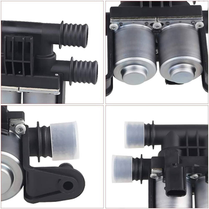 64116910544 Heater Control Water Valve for BMW X5 X6 E53 E70 E71 2003-2017 Black