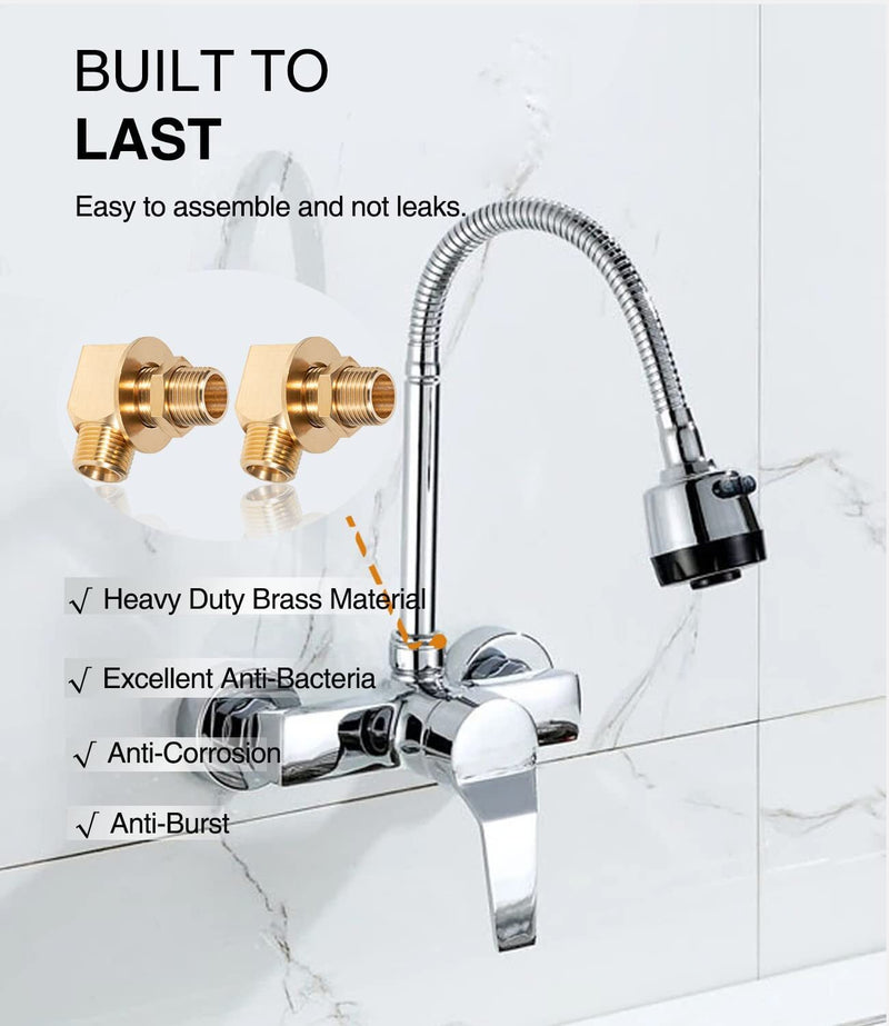 B-0230-K Wall Mount Faucet Install Kit for T&S B-0230 Style 1/2 NPT Faucets