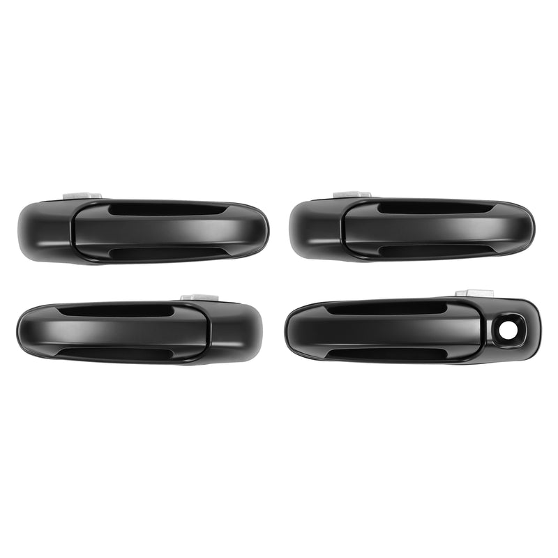 Exterior Door Handle Set for Dodge Ram 1500 2002-2011 Front Rear 4 Pieces