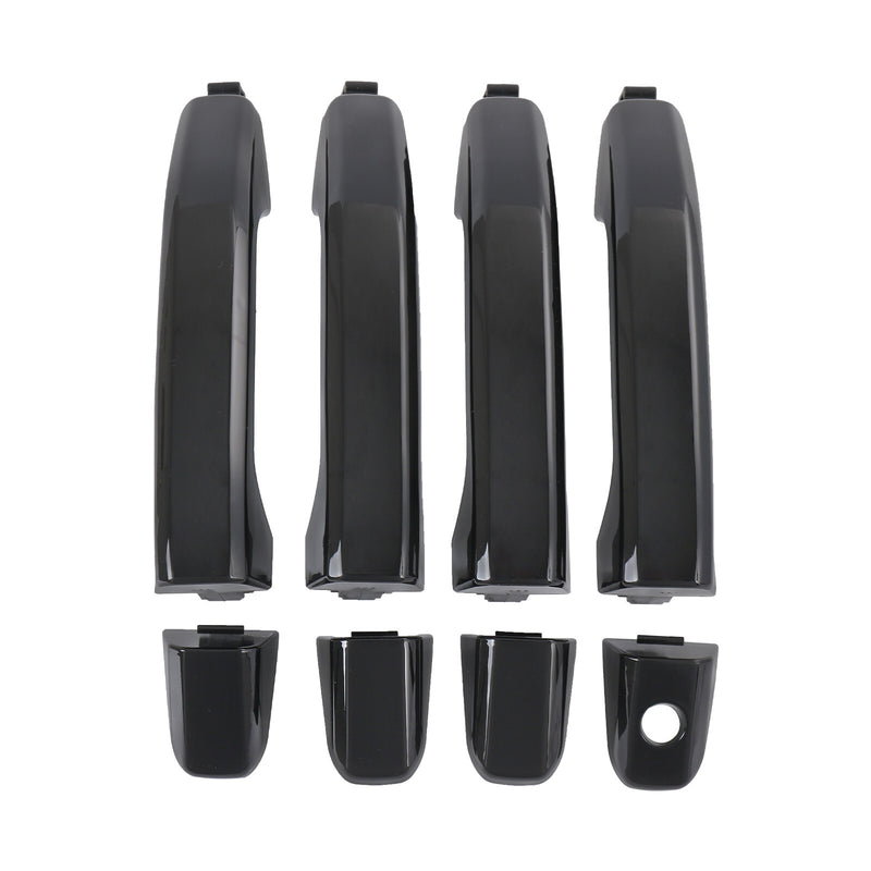 Exterior Door Handle Front Rear for Chevy Silverado GMC Sierra 2014-2018 4 PCS