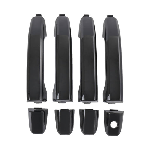 DURAFORCE Exterior Door Handle Front Rear for Chevy Silverado GMC Sierra 2014-2018 4 PCS