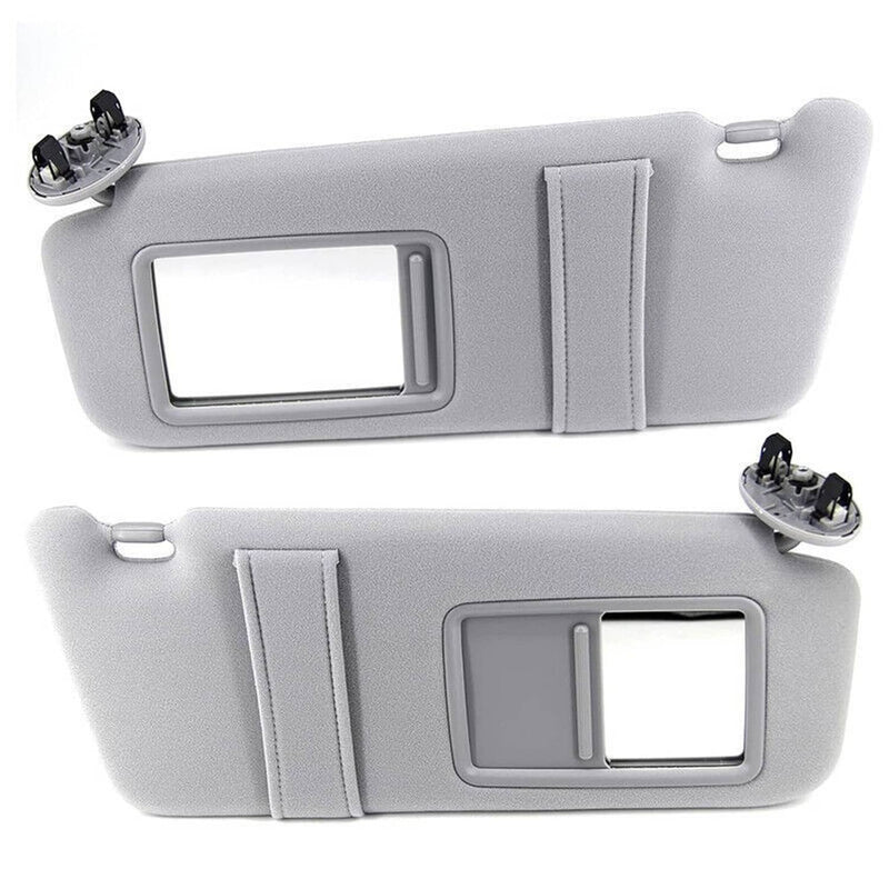 Pair Sun Visor Left & Right Side With Sunroof Gray for Toyota Camry 2007-2011