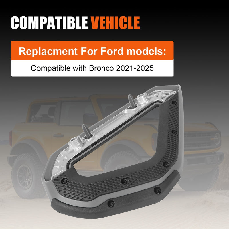 M2DZ-78112C79-BN Console Passenger Black Grab Handle for Ford Bronco 2021-2026