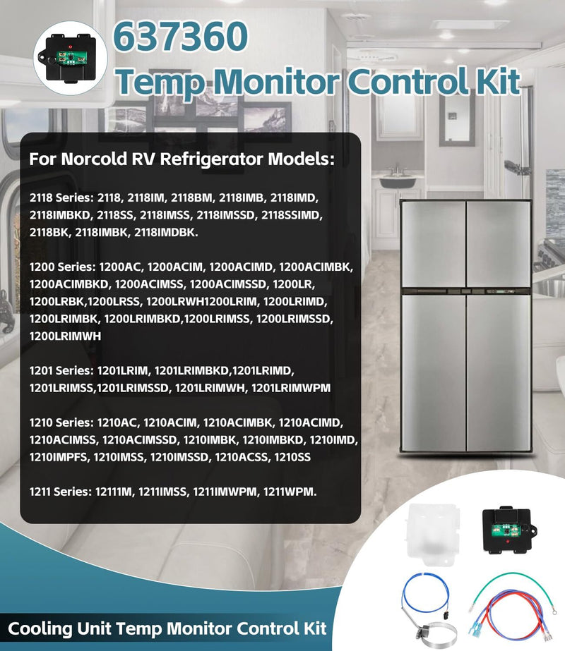 637360 Temp Monitor Control Kit for Norcold 2118 1210 RV Refrigerato