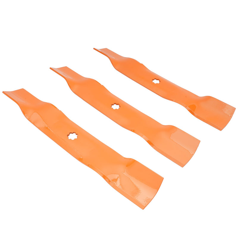 AM141035 Mower Blade 3 Pack for John Deere D160 LA155 LA165 X165 X166 48 Deck