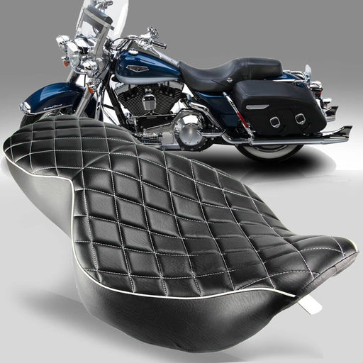 DURAFORCE Driver Passenger Two-Up Seat for Harley Touring Road King 1997-2007