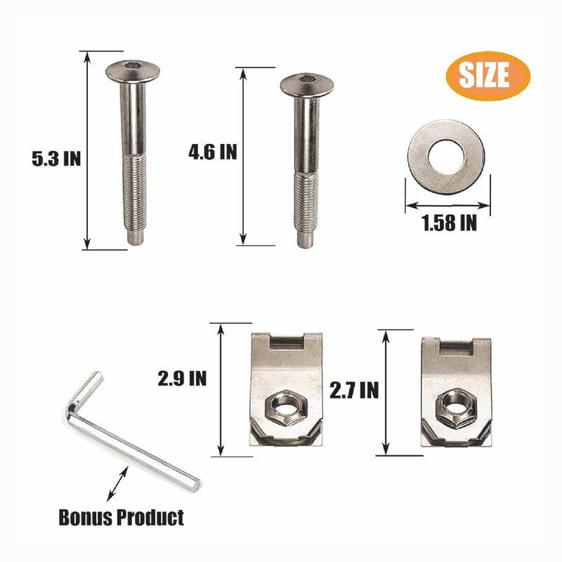 For Ford Ranger 1983-2011 Truck Bed Mounting Hardware Bolts Kit Set